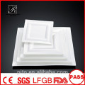 P&T ceramics factory,porcelain dinner plates, square white plates, main plates